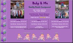 Baby & Me, quality childrens' retail and consignment