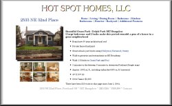 Hot Spot Homes, quality home restoration and sales