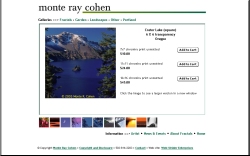 Monte Ray Cohen, photography and digital art