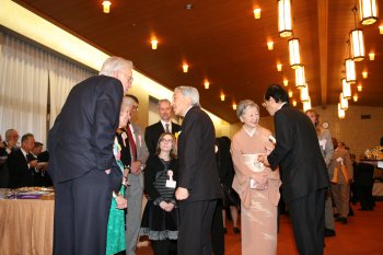 Meeting the Emperor of Japan