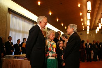 Meeting the Emperor of Japan