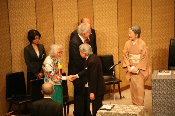 Meeting the Emperor of Japan